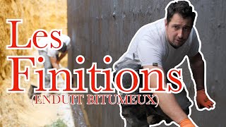 Construire sa Maison ép86 LES FINITIONS enduit bitumeux [upl. by Chute]