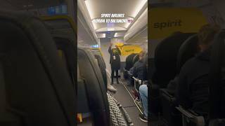 Spirit Airlines Flight Safety instructions by cabin crew at Ft Lauderdale Airport Florida 🇺🇸 [upl. by Yanffit]