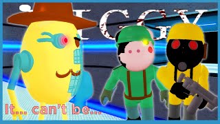 WE FOUND MR P BUT HIS A ROBOT  Roblox Piggy Chapter 11 Outpost [upl. by Floss]