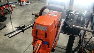 Farmertec G395XP Chainsaw makes 65hp on the dyno Holzfforma g 395 xp [upl. by Onailimixam]