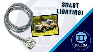 How to fit TrainTech SL30 Emergency Smart Light Effect into a Police Car [upl. by Thad]