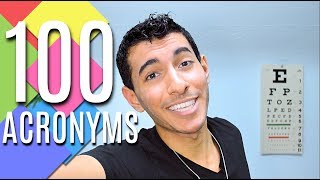 TOP 100 MEDICAL ACRONYMS 😜💯in 100 SECONDS  Doctor Disney [upl. by Kerri]