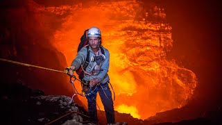 Expedition to the Heart of an Active Volcano  360° Video [upl. by Airotkiv]