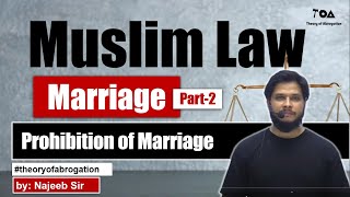 Marriage under Muslim law part 2 Prohibition of marriages [upl. by Lewanna748]