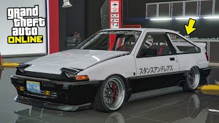 Karin Futo GTX Toyota Sprinter Trueno AE86  GTA 5 Online DLC Vehicle Customization [upl. by Rakso472]