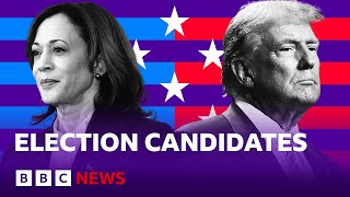 Who are the US election candidates  BBC News [upl. by Ocnarfnaig]