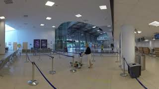 AIRPORT LODZ LCJ BOARDING CARD CONTROL 4K 360° MOVIE [upl. by Ieluuk73]