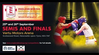 England Boxing National Schools Championships 2021  Day 1  RING A [upl. by Kra681]