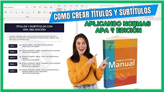 🟠 Como crear TITULOS y SUBTITULOS con formato de Normas APA 7ma Edición en Word [upl. by Rozalin]