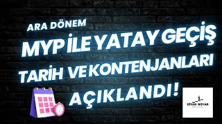 MYP İLE YATAY GEÇİŞ TARİHLERİ VE KONTENJANLARI AÇIKLANDI [upl. by Benjie73]