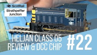 22 Heljan Class 05 Shunter Overview and DCC Decoder Installation [upl. by Eitisahc581]