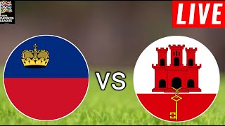 Liechtenstein vs Gibraltar l Uefa Nations League Qualification 202425 [upl. by Ecyor142]