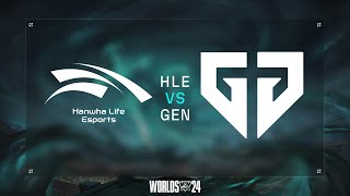 HANWA LIFE VS GEN G  MAPA 2 SWISS STAGE  DIA 3  WORLDS  2024  LEAGUE OF LEGENDS [upl. by Lawtun]