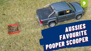 Quick Dry Lot Clean up  With The Paddock Blade Horse Manure Collector [upl. by Sydney]