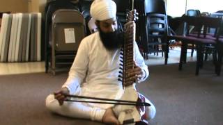 Ustad Ranbir Singh Demonstrates Rapid Bowing for Dilruba [upl. by Driskill]