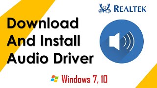 How to download and install audio driver for windows 7 [upl. by Dyer265]