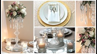 DOLLAR TREE WEDDING CENTERPIECE DIY AND IDEAS 2022 [upl. by Bonny]