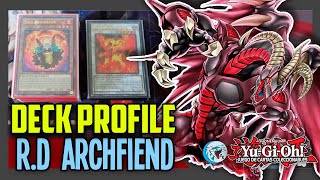 ✅📈DECK PROFILE RED DRAGON ARCHFIEND  YUGIOH 2024 [upl. by Jacobina]