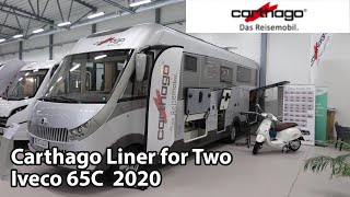 Carthago Liner for Two 53 Iveco 65C 2020 Motorhome 856 m [upl. by Chemush518]