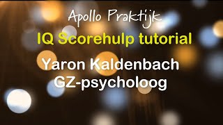 IQ Scorehulp Kaldenbach 119 tutorial 2022 [upl. by Ennove]