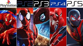 The Evolution of SpiderMan Games on PlayStation [upl. by Cora]