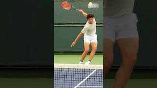 Ben Shelton Funny Backhand slice Slow Motion BenShelton [upl. by Marih]