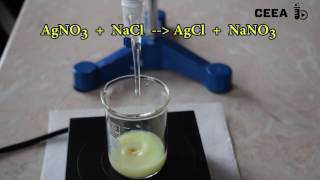 TITRATION OF CHLORIDE IONS WITH SILVER NITRATE [upl. by Esineg]