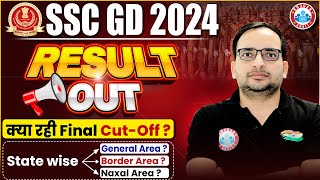 SSC GD Result 2024  SSC GD Final Cut Off 2024 State Wise General Border Naxal Area Cut off [upl. by Ennaharas175]