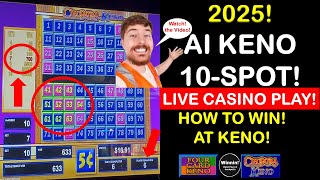 10Spot Keno Winning Strategy 2025 keno casino slot slots youtubeshorts youtube youtuber [upl. by Radec]