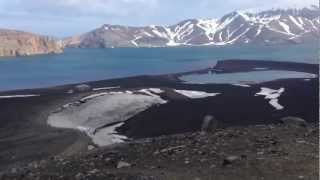 Deception Island vom Berg aus [upl. by Ecirehc84]