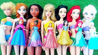 ASMR 5 MYSTERY SURPRISES Disney Princess Miniature Dolls Satisfying Unboxing NO Talking Video DIY [upl. by Atinar382]