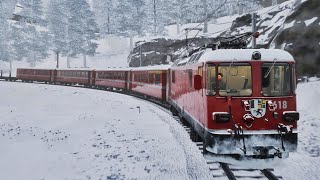 Arosa Northbound  TSW2 Arosalinie PT 2 [upl. by Garrot]