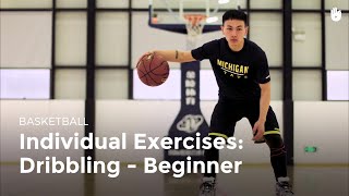 Individual Exercises Dribbling Beginner  Basketball [upl. by Naid228]