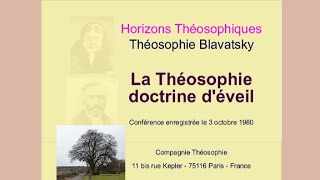 La Théosophie doctrine déveil [upl. by Artep]