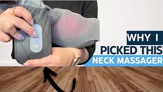 Review and Demo of Snailax Shiatsu Neck Shoulder Massager [upl. by Hannis707]