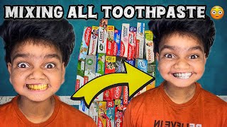 Mixing All Toothpaste  Shocking Result 😳  Arun Karthick [upl. by Bena743]