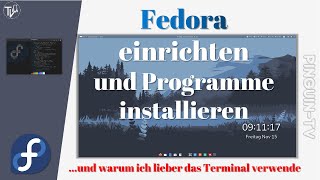 Fedora einrichten und Software installieren fedora linux software [upl. by Eerat]