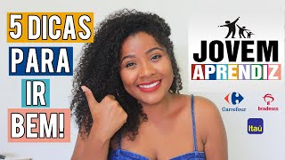 5 DICAS PARA PASSAR NA ENTREVISTA DE JOVEM APRENDIZ  Gessica Alvim [upl. by Akessej]