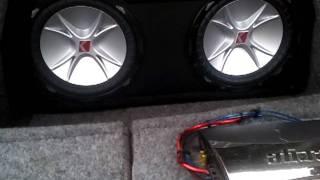 Dodge Neon Sound System w 2 Kicker CVR 12quot Subs amp Pioneer DEH7900 Deck [upl. by Aihsekat847]