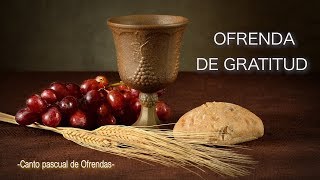 OFRENDA DE GRATITUD  CANTO DE PRESENTACIÓN DE OFRENDAS  TIEMPO PASCUAL [upl. by Alger519]