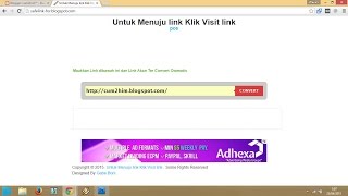 Cara Membuat Safelink Blogger BLOGSPOT [upl. by Noxaj]