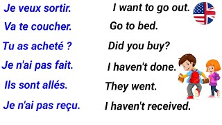 Short and useful phrases in French  phrases courtes et utiles en français [upl. by Llebana]