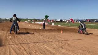 Manco Thunderbird race bike invades Texas Fandango Chopper drags [upl. by Rivers]