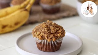 Banana Muffins Recipe [upl. by Oralla]