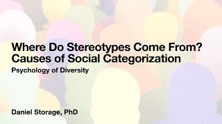 Where Do Stereotypes Come From Causes of Social Categorization [upl. by Kacerek202]