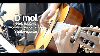 D mol  Đorđe Balašević  fingerstyle arrangement  TAB u opisu [upl. by Mishaan22]