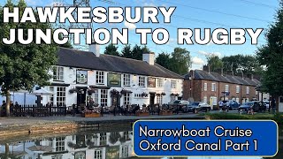 Oxford Canal Part 1 Hawkesbury Junction to Rugby  Narrowboat Cruise [upl. by Keegan790]