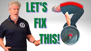 How to Fix the RoundBack Deadlift It Starts in Step2 [upl. by Wareing]