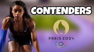 Womens 100m Top 5 Contenders  Paris Olympics 2024 [upl. by Stock]