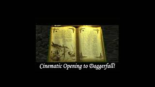 The Cinematic Opening for Daggerfall thejonnymar shorts [upl. by Volin]